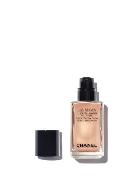 chanel sheer illuminating fluid violet grey|CHANEL Les Beiges Sheer Healthy Glow Highlighting Fluid.